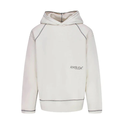 AMBUSH Embroidered Hoodie White BMBB001-F20FLE001-0202