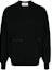 Buy AMBUSH Logo Bordir Crewneck Pullover Sweatshirt Hitam Pria BMBA005S22FLE0011010