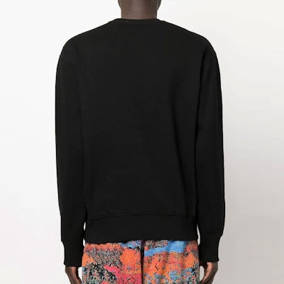 AMBUSH Logo Bordir Crewneck Pullover Sweatshirt Hitam Pria BMBA005S22FLE0011010 Purchase AMBUSH Logo Bordir Crewneck Pullover Sweatshirt Hitam Pria BMBA005S22FLE0011010