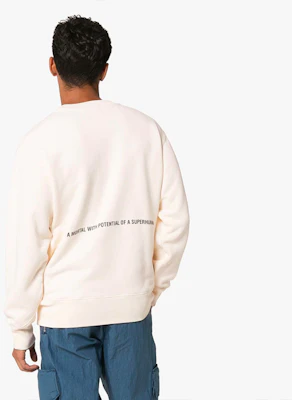 Ambush FW19 白色字母設計經典款中性圓領長袖上衣 12111841白 Shop Ambush FW19 白色字母設計經典款中性圓領長袖上衣 12111841白