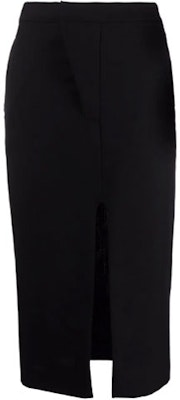 AMBUSH FW21 Skirt Midi Hitam Depan Belah Warna Solid BWCC005F21FAB0011000 Order AMBUSH FW21 Skirt Midi Hitam Depan Belah Warna Solid BWCC005F21FAB0011000