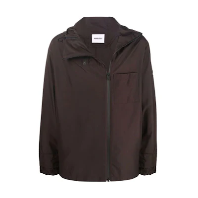 Ambush FW21 Brown Zipper Hoodie Jacket BMEB002F21FAB002641064102
