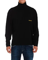 Ambush FW21 Letter Turtleneck Sweatshirt Black BMAB002F21JER0011018 Ambush FW21 Letter Turtleneck Sweatshirt Black BMAB002F21JER0011018