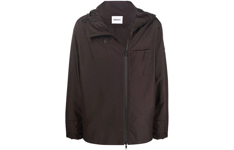 Ambush FW21 Lightweight Zip Jacket Brown BMEB002F21FAB002641064101