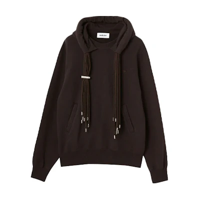 Ambush FW21 Logo Embroidered Multi-Drawstring Hoodie Chocolate Brown 16874805