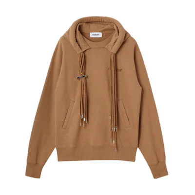 Ambush FW21 Logo Embroidered Oversized Hoodie Unisex Brown 16875084-6262