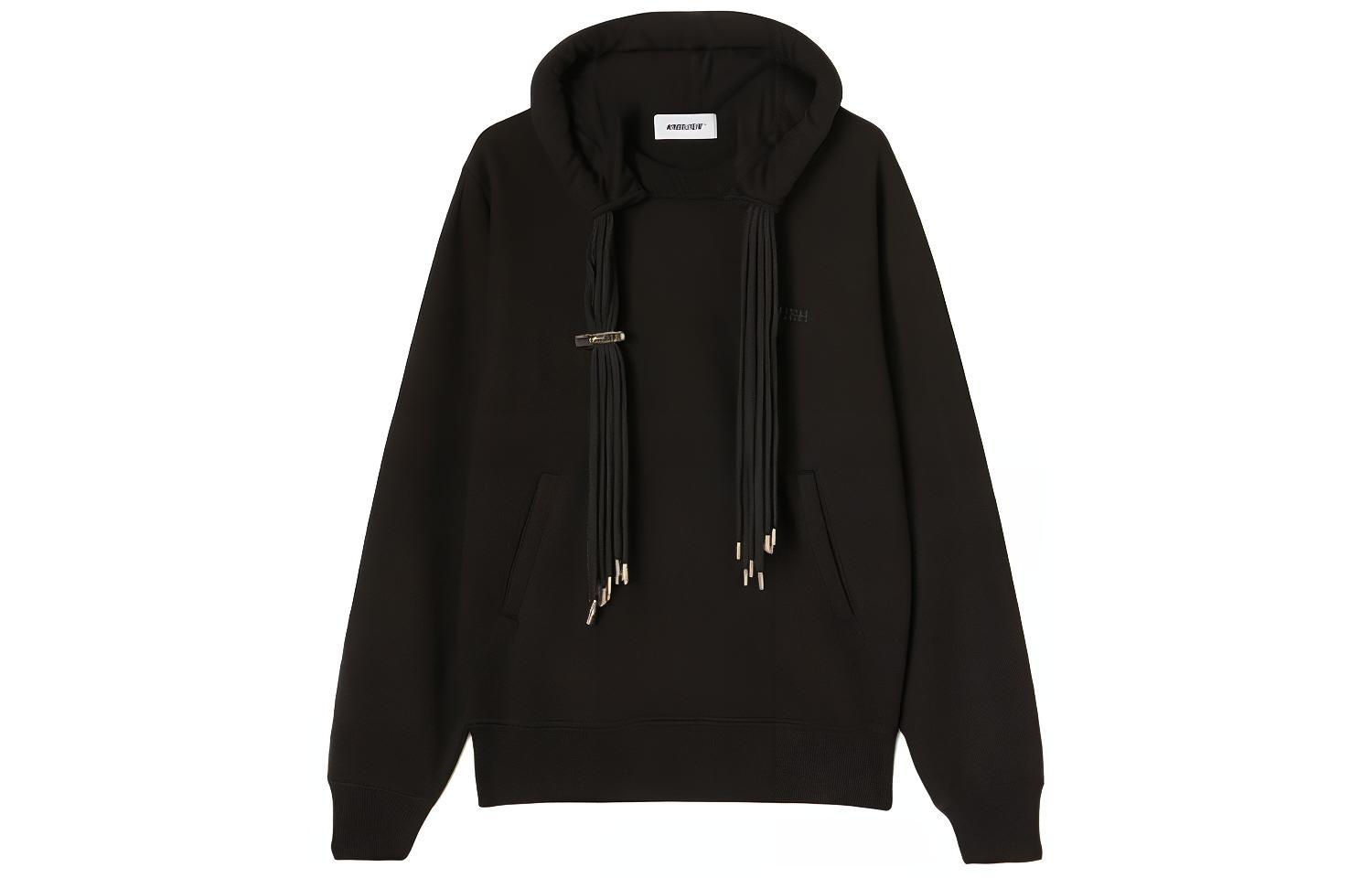 Ambush FW21 Logo Embroidered Pullover Hoodie Black Men’s 16873906
