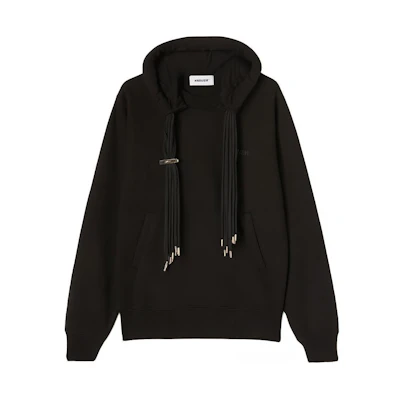 Ambush FW21 Logo Embroidered Pullover Hoodie Black Men’s 16873906