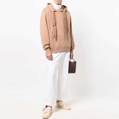 AMBUSH FW21 Hoodie Logo Cetak Khaki Fashion. BMBB003F21FLE0016262 Lookbook AMBUSH FW21 Hoodie Logo Cetak Khaki Fashion. BMBB003F21FLE0016262