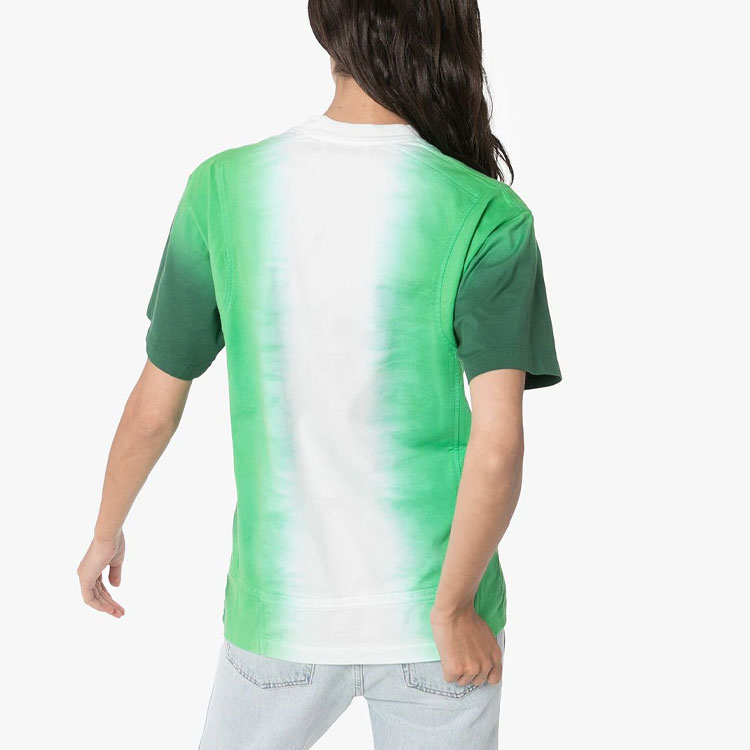 Shop Camiseta Verde Tie-Dye con Logo AMBUSH FW21. 12112072GREEN