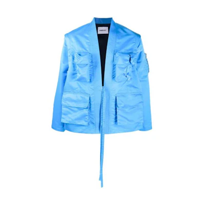 Ambush FW21 Multi-Pocket Detachable Nylon Jacket Blue Mens BMEL001G21FAB0014500