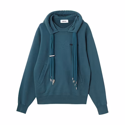 Ambush FW21 Plain Logo Embroidered Hoodie Green 168750830