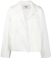 Ambush FW21 Straight-Cut Denim Blazer Jacket White BMYE004S21DEN0010300 Ambush FW21 Straight-Cut Denim Blazer Jacket White BMYE004S21DEN0010300