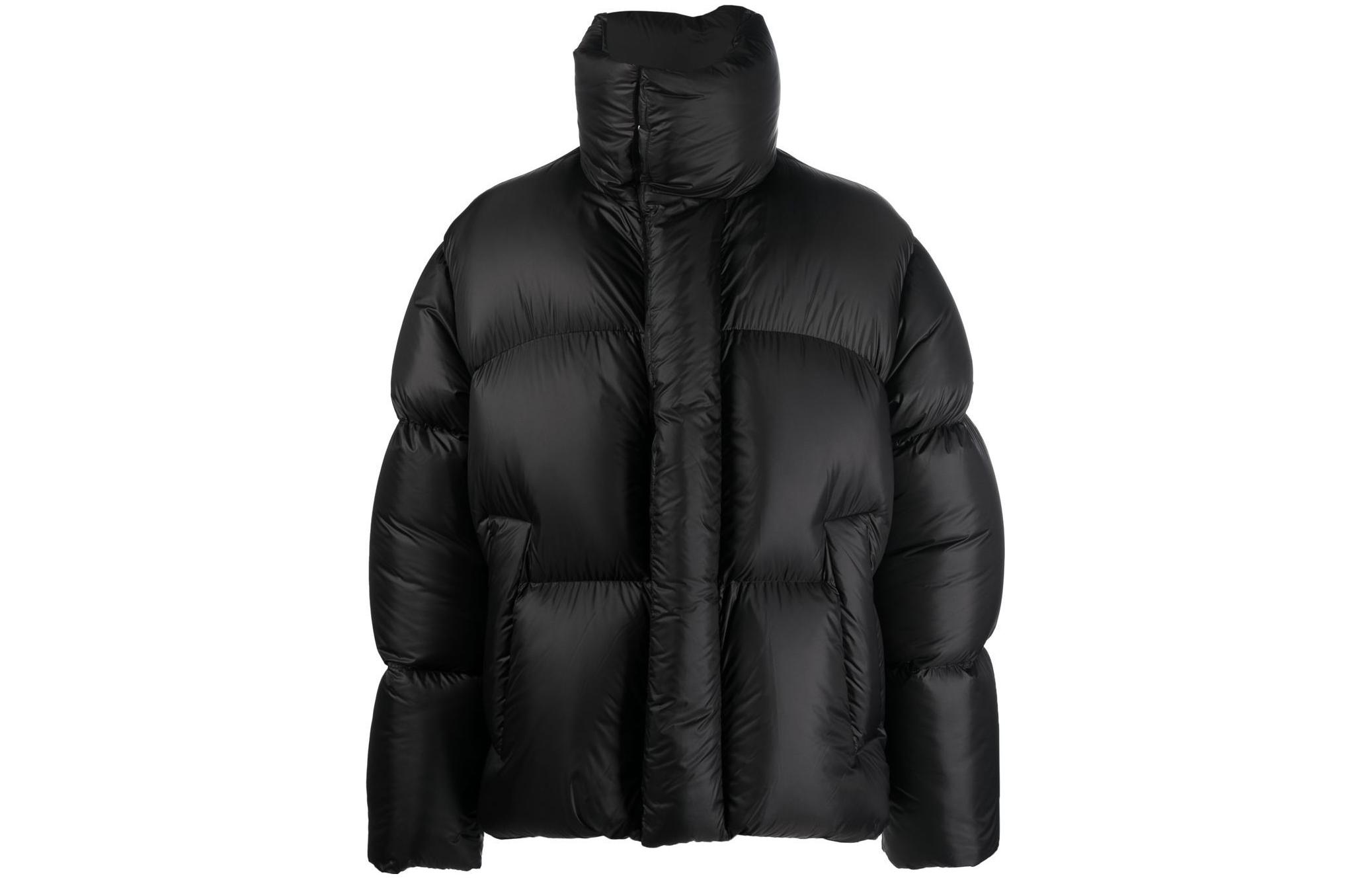 Order AMBUSH FW22  High-Neck Down Jacket Black BMED016F22FAB0011010