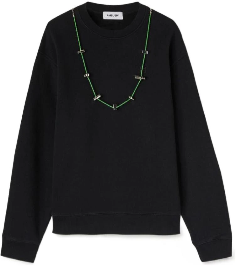 ambush-fw-22-black-chain-detail-crewneck-sweatshirt-long-sleeve-bmba-028-f22-fle-0011055