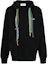 Buy Sudadera con capucha negra multicolor con logo AMBUSH FW22 秋款. BMBB021F22FLE0011084