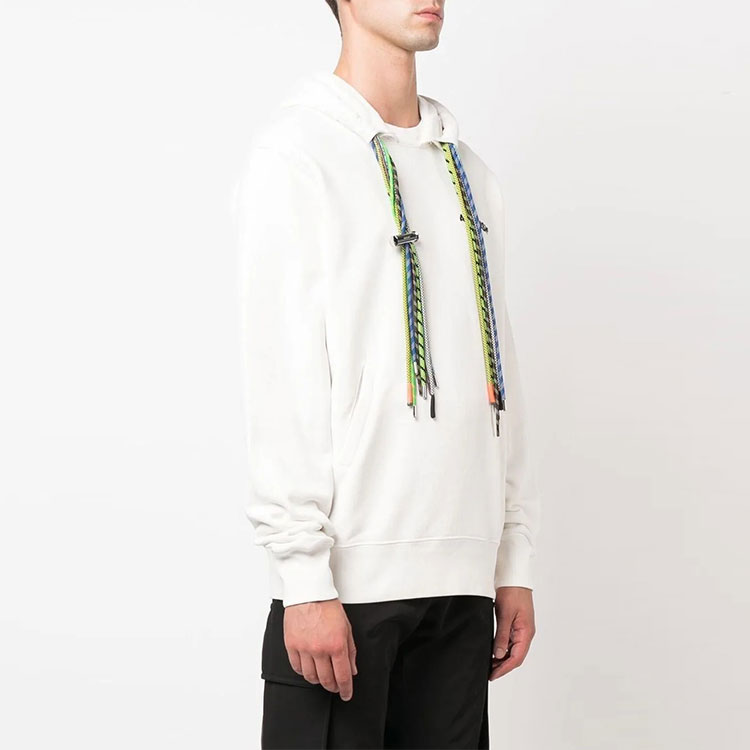 AMBUSH FW22 Multi-color Drawstring Embroidered Hoodie White  Pullover. BMBB021F22FLE0010284 圖 5