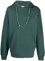 Ambush FW22 Solid Color Lock Pullover Hoodie Green - BMBB023F22FLE0014884 Ambush FW22 Solid Color Lock Pullover Hoodie Green - BMBB023F22FLE0014884