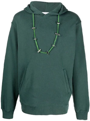 Ambush FW22 Solid Color Lock Pullover Hoodie Green - BMBB023F22FLE0014884 Buy Ambush FW22 Solid Color Lock Pullover Hoodie Green - BMBB023F22FLE0014884