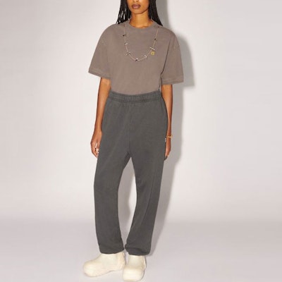 AMBUSH FW22 Seluar Jogger Unisex Logo Sulam - Kelabu BMCH015S23FLE0010704 Purchase AMBUSH FW22 Seluar Jogger Unisex Logo Sulam - Kelabu BMCH015S23FLE0010704