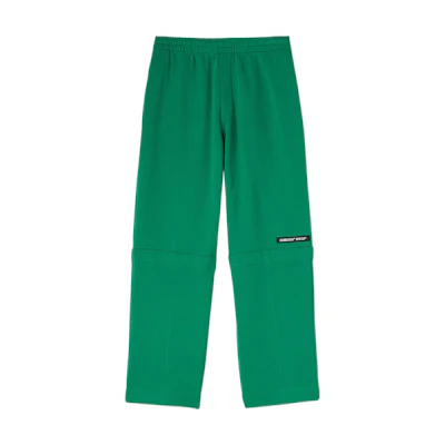 AMBUSH FW22 Solid Color Straight Leg Elastic Waist Sweatpants Green Men BMCH012F22FLE0015555