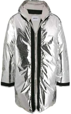 AMBUSH FW23 오버사이즈 실버 후드 집업 다운 재킷. 12111940 Buy AMBUSH FW23 오버사이즈 실버 후드 집업 다운 재킷. 12111940