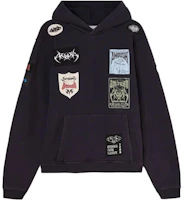 Order AMBUSH FW23 藍色拼接款式男女連帽衫。 BMBB030F23FLE0014646