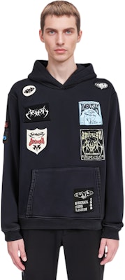 AMBUSH FW23 藍色拼接款式男女連帽衫。 BMBB030F23FLE0014646 Sizing AMBUSH FW23 藍色拼接款式男女連帽衫。 BMBB030F23FLE0014646