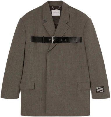 Chaqueta Blazer Marrón con Cinturón Ambush FW23 Unisex Estilo Casual BMEN041F23FAB0010800 Buy Chaqueta Blazer Marrón con Cinturón Ambush FW23 Unisex Estilo Casual BMEN041F23FAB0010800