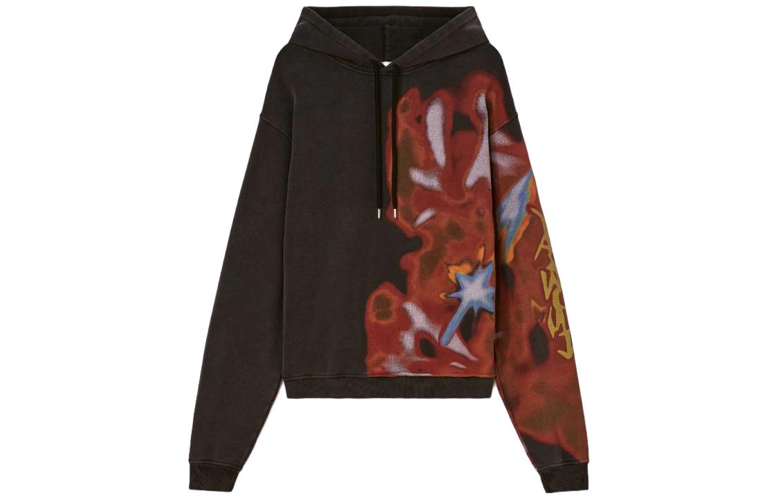 Ambush FW23 Graphic Print Sweatshirt Unisex Black BMBB028F23FLE0011025