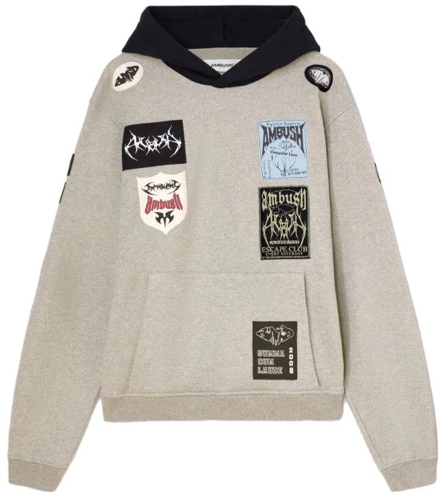 ambush-fw-23-logo-applique-gray-hoodie-unisex-pullover-sweatshirt-bmbb-030-f23-fle-0010546