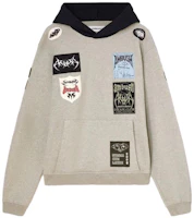 Ambush FW23 Logo Appliqué Gray Hoodie Unisex Pullover Sweatshirt BMBB030F23FLE0010546 Ambush FW23 Logo Appliqué Gray Hoodie Unisex Pullover Sweatshirt BMBB030F23FLE0010546