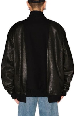 AMBUSH FW23 Unisex V-Neck Single-Breasted Baseball Jacket Black. BMJA022F23LEA0011010 Shop AMBUSH FW23 Unisex V-Neck Single-Breasted Baseball Jacket Black. BMJA022F23LEA0011010