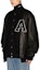 Purchase AMBUSH FW23 Unisex V-Neck Single-Breasted Baseball Jacket Black. BMJA022F23LEA0011010