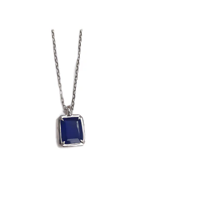 AMBUSH Geometric Design Necklace Unisex Couple Style - Blue. BMOB095F21BRA001-7845