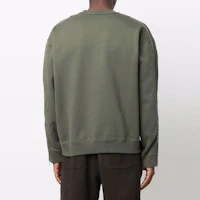 Purchase AMBUSH 綠色側拉鍊圓領衛衣 BMBA013F21FLE0015710