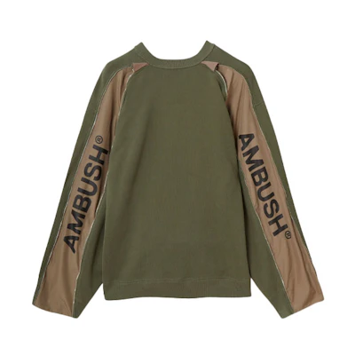 Ambush Green Logo Oversized Crewneck Sweatshirt Men’s Green 16874808