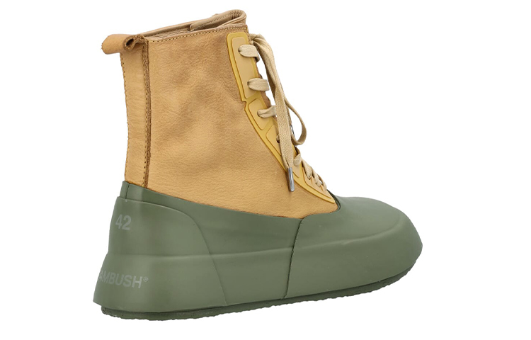 Shop AMBUSH Sepatu Tinggi 'Cokelat Hijau' BMIE002F21MAT0016156