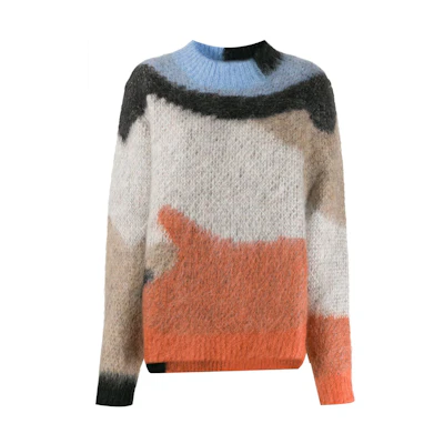 AMBUSH Intarsia Knit Crewneck Sweater Unisex 12111829