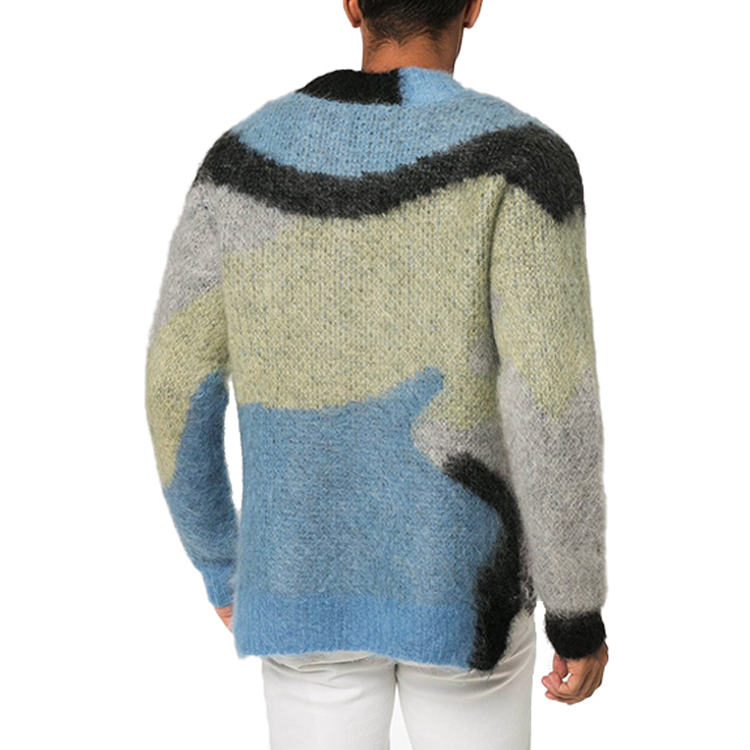 Sizing AMBUSH Sweater Rajut Intarsia Uniseks 12111829