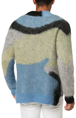 AMBUSH Sweater Rajut Intarsia Uniseks 12111829 Sizing AMBUSH Sweater Rajut Intarsia Uniseks 12111829