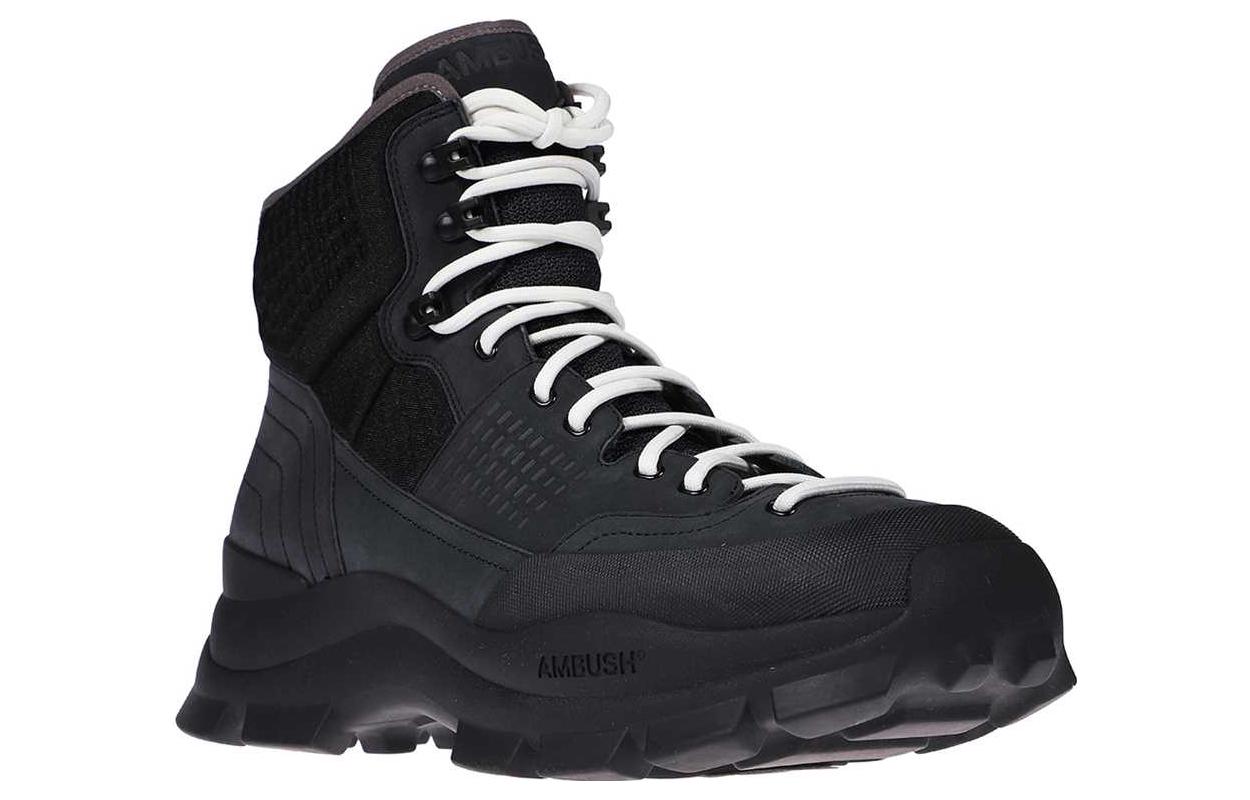 AMBUSH Lace-Up Ankle Boot 'Black' 圖 2