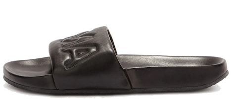 AMBUSH Leather Slides 'Black' BMIC001F21LEA0011010 AMBUSH Leather Slides 'Black' BMIC001F21LEA0011010