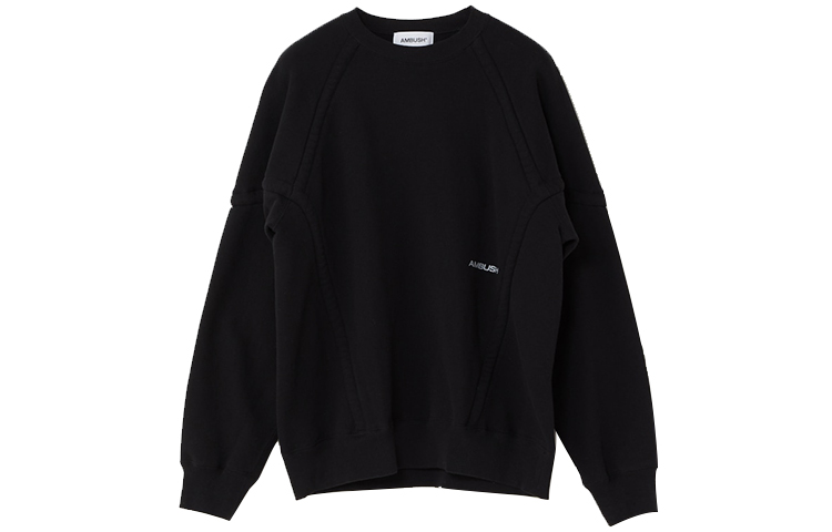 Ambush Letter Logo Pullover Sweatshirt Unisex Black 12111839