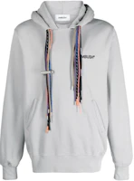 Ambush Letter Print Hoodie Long Sleeve Pullover - Gray BMBB021F23FLE0010610 Ambush Letter Print Hoodie Long Sleeve Pullover - Gray BMBB021F23FLE0010610