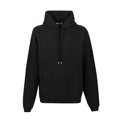 Ambush Letter Print Pullover Hoodie Black BMBB026S23FLE0011070