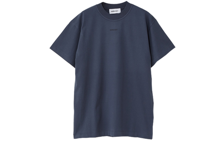 Lookbook AMBUSH Baju T-Shirt Lelaki Logo Grafik - Biru Navy 12111698