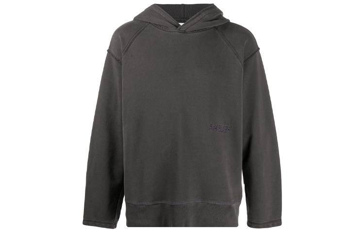 Ambush Logo Knit Hoodie Unisex Gray 845906917