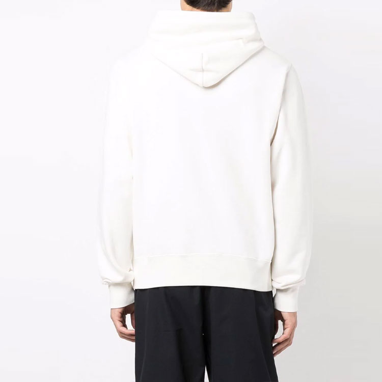 Shop AMBUSH Logo 印花連帽衫 白色 BMBB012F21FLE0010309