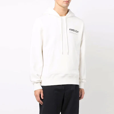AMBUSH Logo 印花連帽衫 白色 BMBB012F21FLE0010309 Purchase AMBUSH Logo 印花連帽衫 白色 BMBB012F21FLE0010309